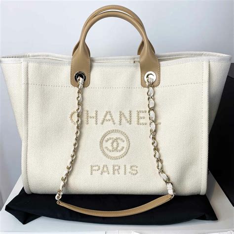 chanel nylon tote bag price|Chanel handbags tote beige.